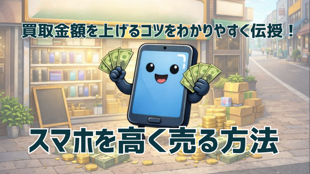 Androidスマホ（Galaxy／Xperia／OPPOなど）を高く売る方法を紹介！